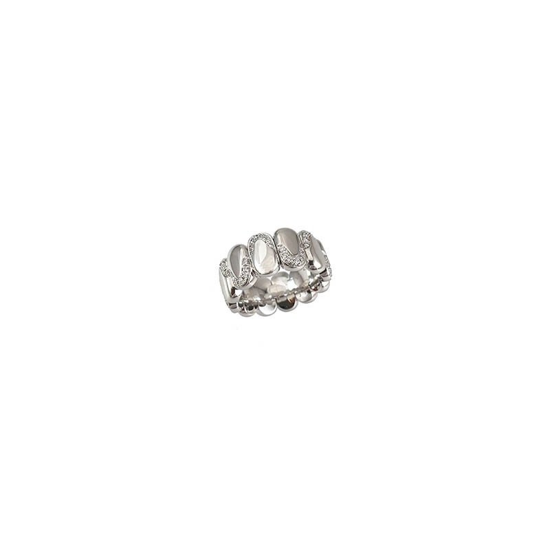 Expandable Wave Ring White Gold Expandable Wave Ring White Gold