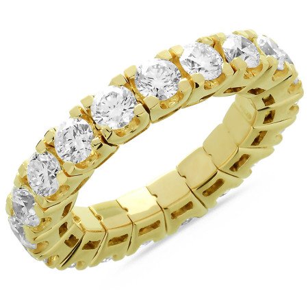Fedina Eternity Espandibile Brillanti Oro Giallo Fedina Eternity Espandibile Brillanti Oro Giallo